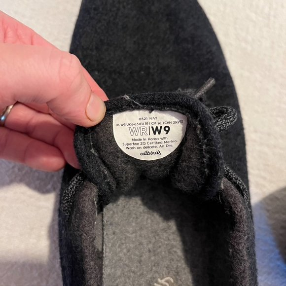 Allbirds Women's Wool Runners - Natural Black (Black Sole) - Picture 5 of 5